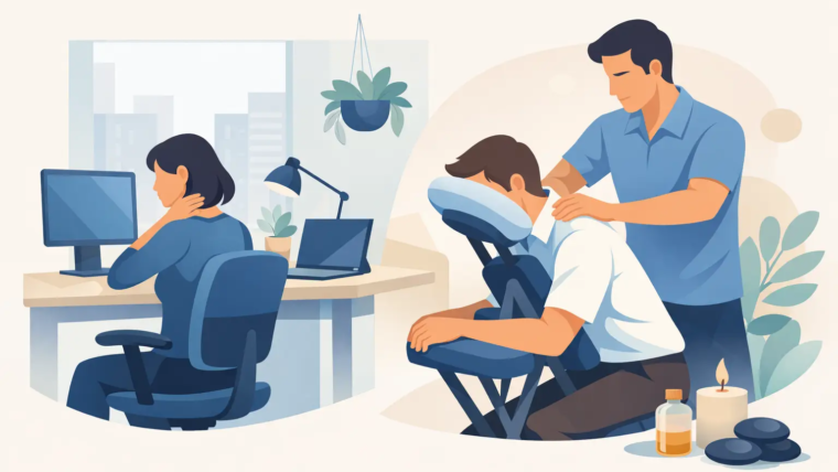 Massage for Desk Job Pain That Actually Helps