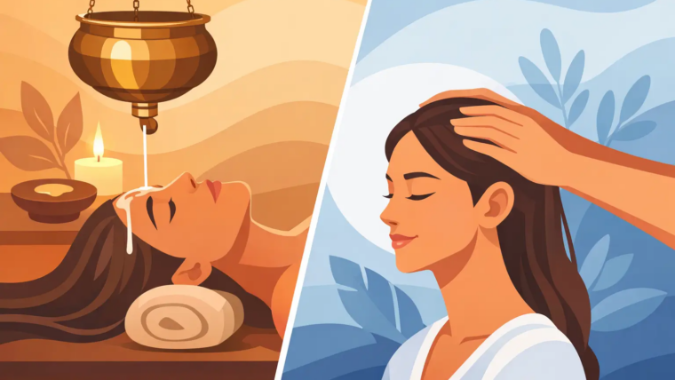Shirodhara vs Head Massage - Which Is Right?